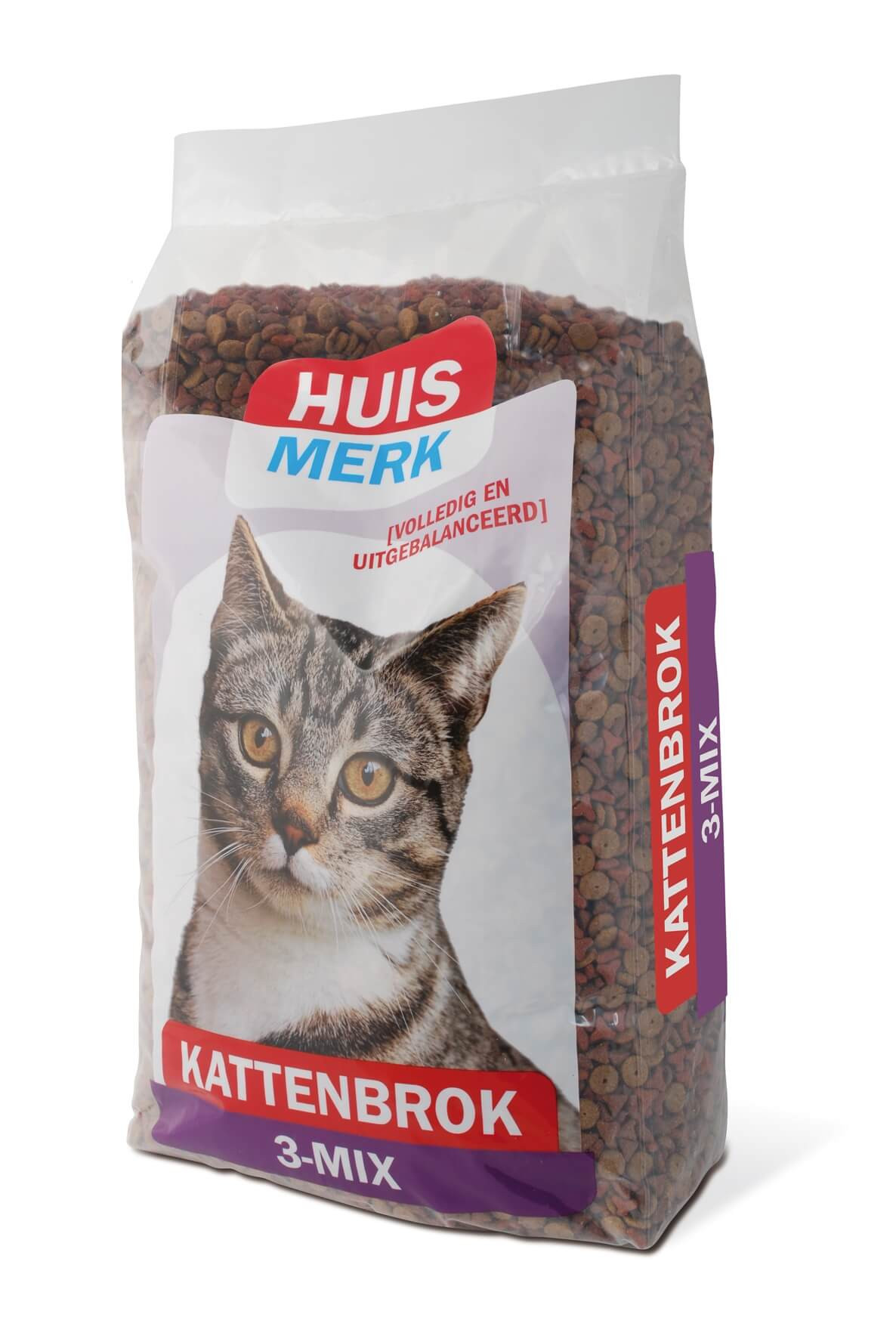 Huismerk Krokant Kattenbrok 3-Mix 10kg € 23.95